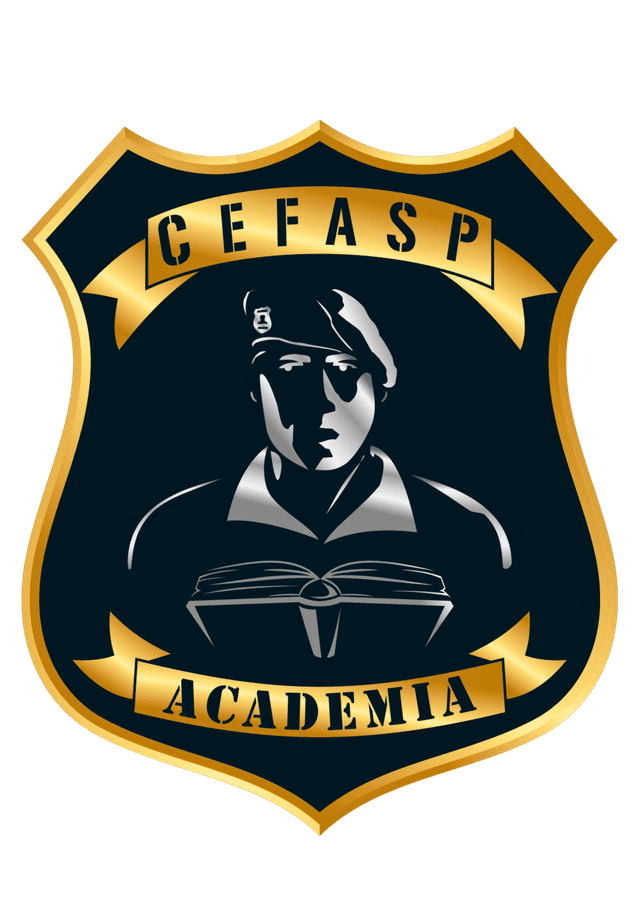 Logomarca do estande CEFASP - Centro de Especialização e Formação Acadêmica em Segurança Privada LTDA
